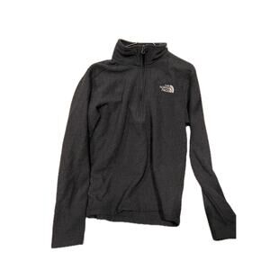 The North Face Charcoal Grey Men's Qtr Zip Mens Small